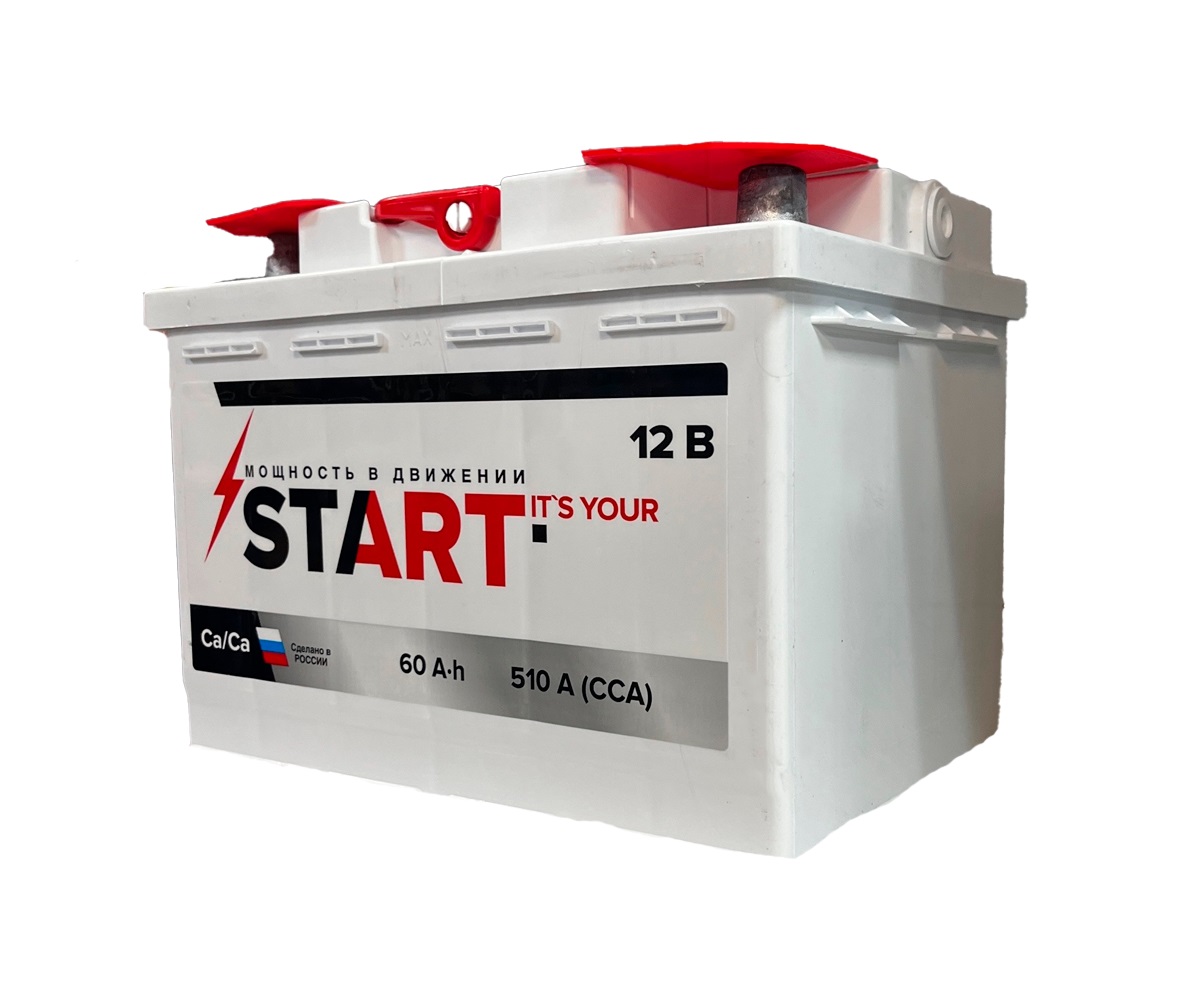 Аккумулятор START, 60 Ah, обратная полярность