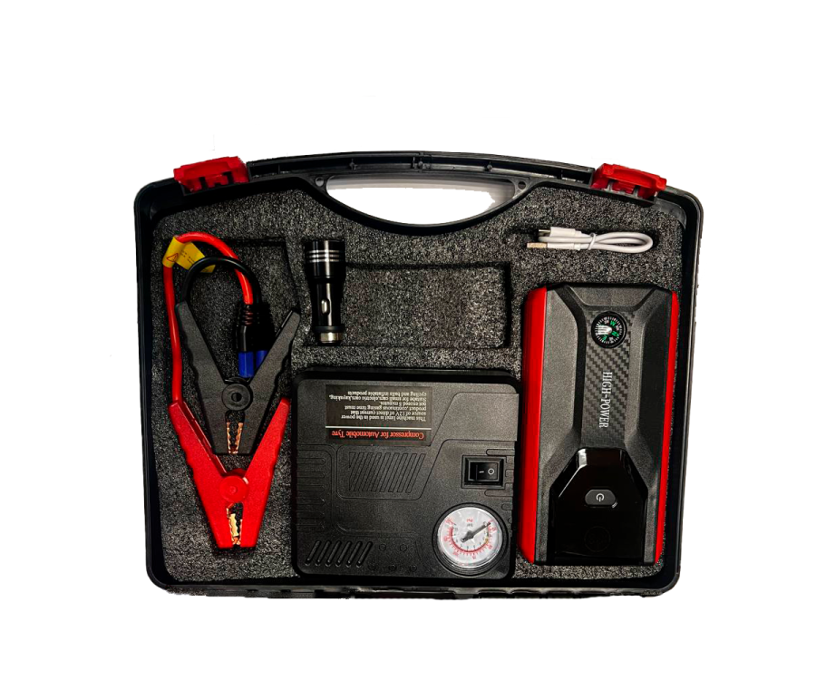 Пусковое устройство + компрессор JEEP Пиковый ток 1800 А